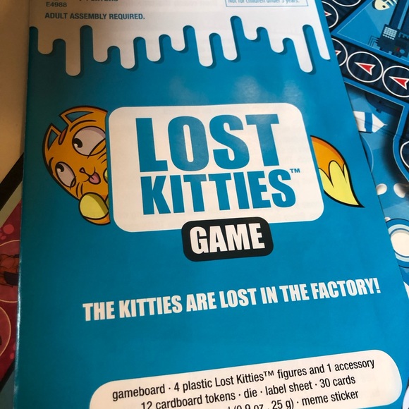 Lost Kitties Board Game Bonus 4 Exclusive Figures Ages 5+ 2-4 Players by Hasbro - Picture 5 of 11